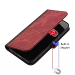 Kožené pouzdro pro Honor X8 červené, red, tzv. knížka TopTechnology
