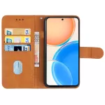 Kožené pouzdro pro Honor X8 hnědé, brown, tzv. knížka TopTechnology