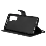 Kožené pouzdro pro Huawei P40 Lite 5G černé, black tzv. knížka TopTechnology