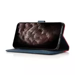 Kožené pouzdro pro Huawei P40 Lite červeno-modré, red-blue tzv. knížka TopTechnology