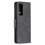 Kožené pouzdro pro Huawei P Smart 2021 černé, black, tzv. knížka TopTechnology
