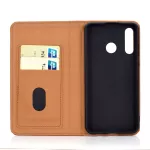 Kožené pouzdro pro Huawei P30 Lite hnědé, brown, tzv. knížka TopTechnology