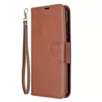Kožené pouzdro pro Huawei Y6P hnědé, brown, tzv. knížka TopTechnology