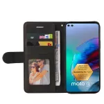 Kožené pouzdro pro Motorola Moto G100 černé, black, tzv. knížka, materiál syntetická kůže TopTechnology