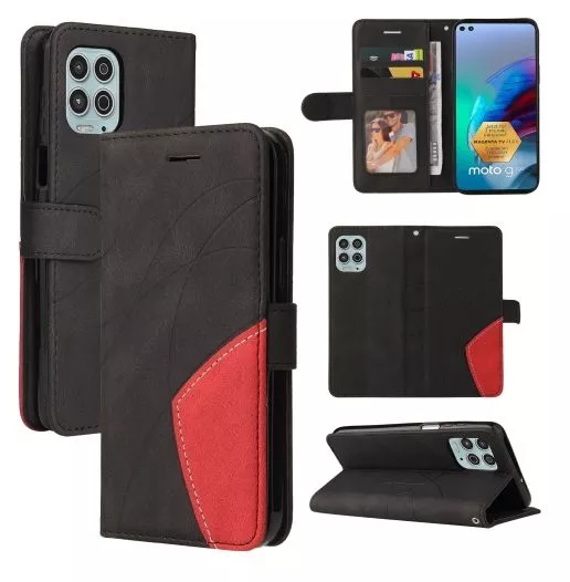 Kožené pouzdro pro Motorola Moto G100 černé