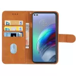 Kožené pouzdro pro Motorola Moto G100 hnědé, brown, tzv. knížka, materiál syntetická kůže TopTechnology