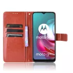Kožené pouzdro pro Motorola Moto G30 hnědé, brown, tzv. knížka, materiál syntetická kůže TopTechnology