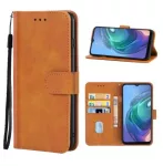 Kožené pouzdro pro Motorola Moto G10, Moto G20 hnědé