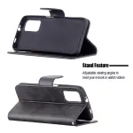 Kožené pouzdro pro Poco M3 černé, black, tzv. knížka TopTechnology