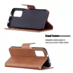 Kožené pouzdro pro Poco M3 hnědé, brown, tzv. knížka TopTechnology
