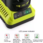 Nabíječka Ryobi pro baterie 18V Ni-MH, Ni-CD, Li-Ion, nahrazuje originál TopTechnology