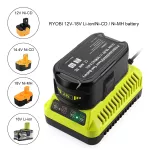 Nabíječka baterií Ryobi 12V - 18V Ni-CD, NI-MH i Li-ION - neoriginální příslušenství pro akumulátorové nářadí TopTechnology
