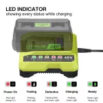 Nabíječka Ryobi pro baterie 36V - 40V Li-Ion, nahrazuje originál TopTechnology