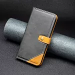 Pouzdro Xiaomi Redmi Note 10 5G, Poco M3 Pro 5G black, černé, tzv. knížka, materiál syntetická kůže TopTechnology