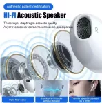 Stereo sluchátka pro Apple iPhone 3,5mm jack, kabelová bílá s mikrofonem, určená pro další zařízení Apple s tímto konektorem TopTechnology