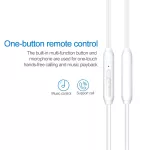 Stereo sluchátka pro Apple iPhone s rozhraním USB-C, kabelová bílá s mikrofonem, určená pro zařízení s konektorem Typu-C TopTechnology