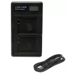 USB DUÁLNÍ nabíječka baterie Panasonic DMW-BLE9