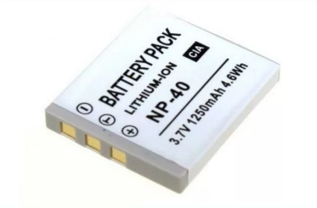 Baterie Casio NP-40, NP-40DBA, NP-40DCA, Pentax LB-060 1250mAh