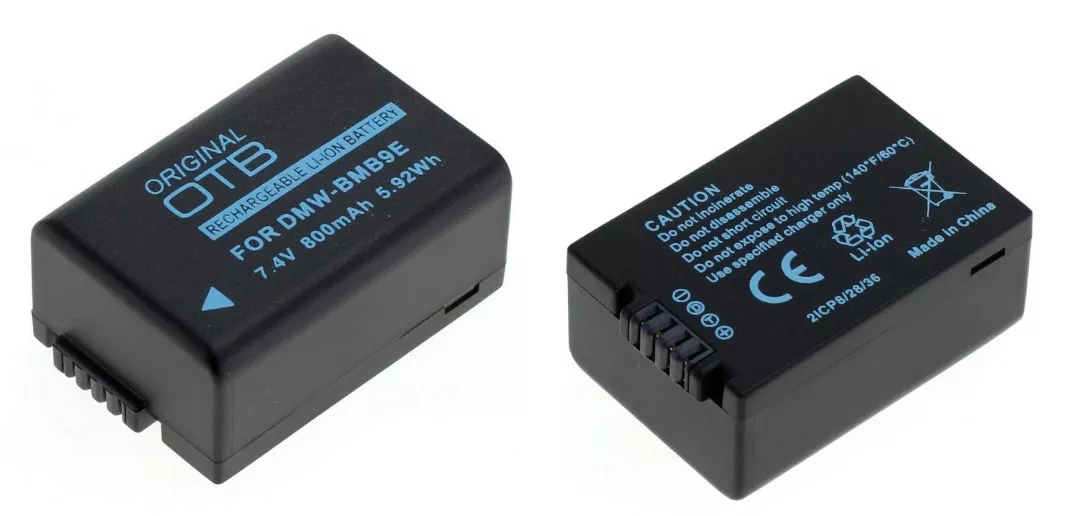 Baterie Panasonic DMC-BMB9 800mAh Li-Ion 7,2V