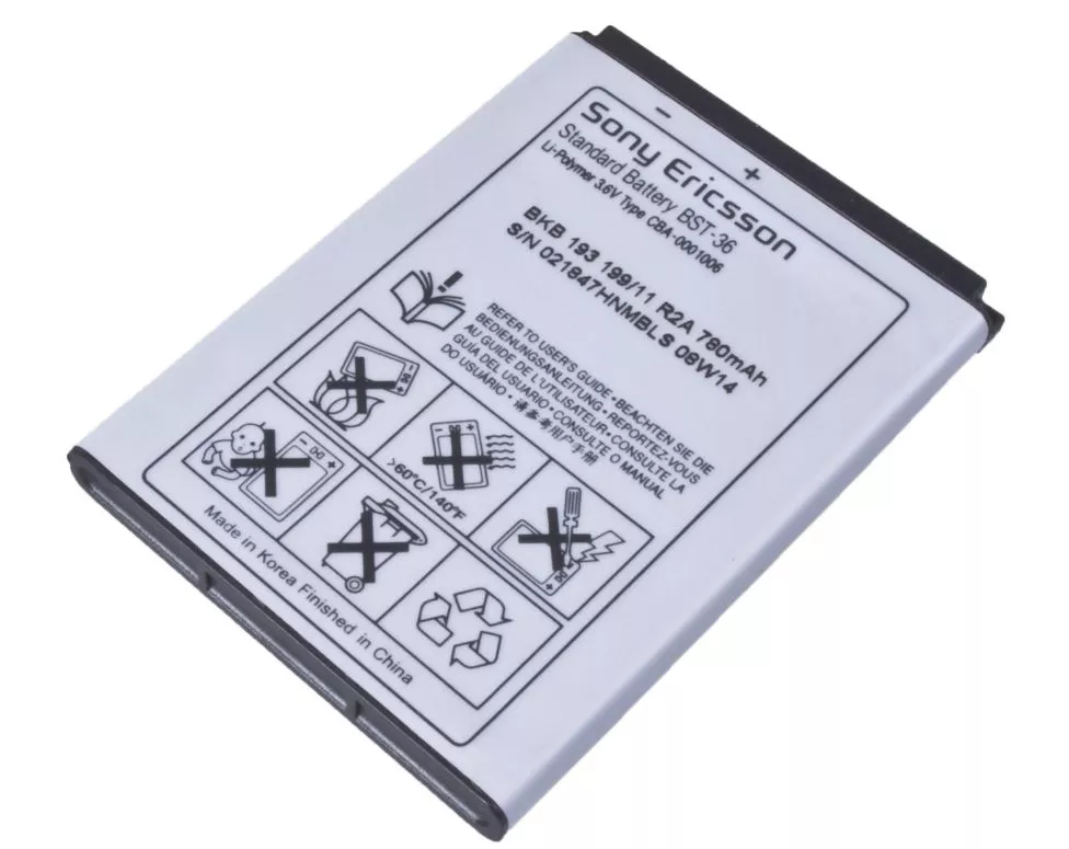 Baterie Sony Ericsson BST-36 780mAh