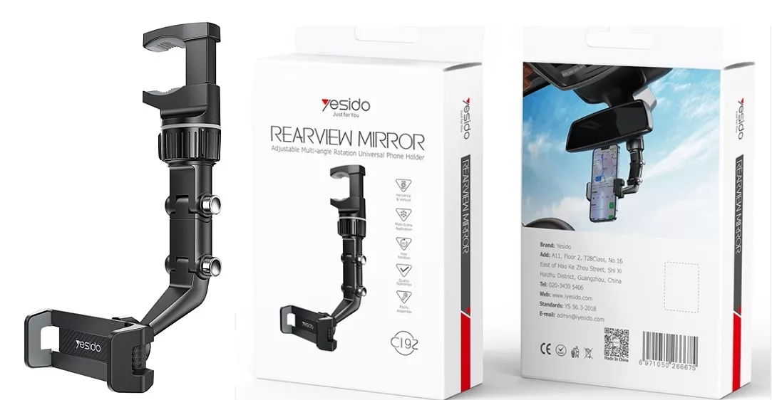  C192 držák mobilu na zpětné zrcátko