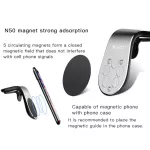 Yesido C64 magnetický držák telefonu do větrací mřížky ventilátoru se silným magnetem, kovový, barva černá