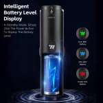 Cyklistický dobíjecí světlomet s vysokým jasem a svítivostí, s funkcí připomenutí nabíjení WEST BIKING