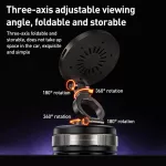 D1W magnetický držák telefonu s bezdrátový nabíjením 15W , otočný, skládací, primárně určený do automobilu, řada TARNISH TopTechnology