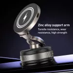 D1W magnetický držák telefonu s bezdrátový nabíjením 15W , otočný, skládací, primárně určený do automobilu, řada TARNISH TopTechnology
