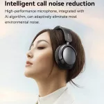 EP07 Bluetooth sluchátka s ANC potlačením hluku, černá, black, bluetooth V5.3 Yesido