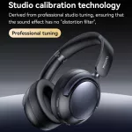 EP07 Bluetooth sluchátka s ANC potlačením hluku, černá, black, bluetooth V5.3 Yesido