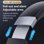 EP07 Bluetooth sluchátka s ANC potlačením hluku, černá, black, bluetooth V5.3 Yesido