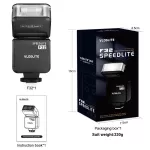 F32 externí přídavný blesk na patici fotoaparátu, s LCD displejem, určený pro amatérské i profesionální použití VLOGLITE
