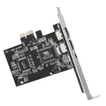 FireWire karta iEEE 1394 pro stolní PC umožňuje přenos dat s videokamer, disků, skenerů, digitálních fotoaparátů a dalších zařízení Plug & Play + kabel s koncovkami 6 pin a 4 pin TopTechnology