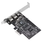 FireWire karta iEEE 1394 pro stolní PC umožňuje přenos dat s videokamer, disků, skenerů, digitálních fotoaparátů a dalších zařízení Plug & Play + kabel s koncovkami 6 pin a 4 pin TopTechnology