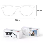 IO35 hudební Hi-Fi sluneční brýle s podporou bluetooth hovorů, voděodolnost IP54, černé Yesido