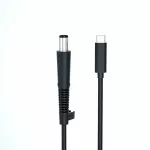 Nabíjecí kabel k notebooku Typ-C na 7,4mm x 5,0mm jack, 1,5m, určený pro modely se stejným konektorem většiny výrobců a značek, jako Dell, HP atp. TopTechnology Nabíjecí kabel k notebooku Typ-C na 7,4mm x 5,0mm jack, 1,5m, určený pro modely se stejným konektorem většiny výrobců a značek, jako Dell, HP atp. TopTechnology