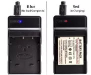 Nabíječka baterie Fuji NP-40, Samsung SLB-0837, Kodak KLIC-5001, se vstupem USB-C, flexibilní, určená pro digitální fotoaparáty, kamery a zařízení dalších modelů a značek, nahrazuje originál TopTech