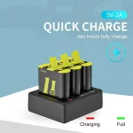 TELESIN TRIAL nabíječka pro baterie AHDBT-901 GoPro Hero 12, GoPro Hero 11, GoPro Hero 10, GoPro Hero 9