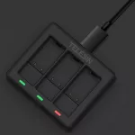 TELESIN TRIAL nabíječka pro baterie AHDBT-901 GoPro Hero 12, GoPro Hero 11, GoPro Hero 10, GoPro Hero 9