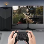 VegGieg USB síťový adaptér 1100Mbps 2 in 1, WiFi 6, Bluetooth 5.4, Gigabit 5GHz bezdrátová síťová karta pro PC, notebook