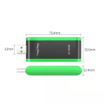 VegGieg USB síťový adaptér 1400Mb/s Dual Band 5dB, Wi-Fi 6, rychlá bezdrátová síťová karta pro PC, notebook