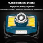 W6100A LED vlnová senzorová čelovka COB - Chip On Board, což umožňuje kompaktní a jasný světelný zdroj s širokým úhlem svícení E-SMARTER