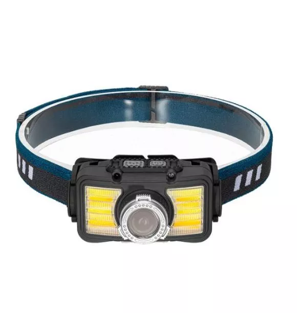 W6100A LED vlnová senzorová čelovka COB
