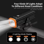 YP0701473 Světlo na kolo z hliníkové slitiny, svítilna s vysokou intenzitou, odolnost proti stříkající vodě IPX5 WEST BIKING