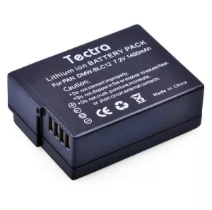 Baterie Panasonic DMW-BLC12 1400mAh Li-Ion pro Lumix G6 G7 GX8 FZ1000 Tectra Baterie Panasonic DMW-BLC12 1400mAh Li-Ion pro Lumix G6 G7 GX8 FZ1000 Tectra