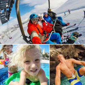Teleskopická selfie tyč pro akční kamery GoPro, DJI Osmo Action, Insta360 a další – univerzální monopod s držákem pro sportovní kamery Poluz Teleskopická selfie tyč pro akční kamery GoPro, DJI Osmo Action, Insta360 a další – univerzální monopod s držákem pro sportovní kamery Poluz