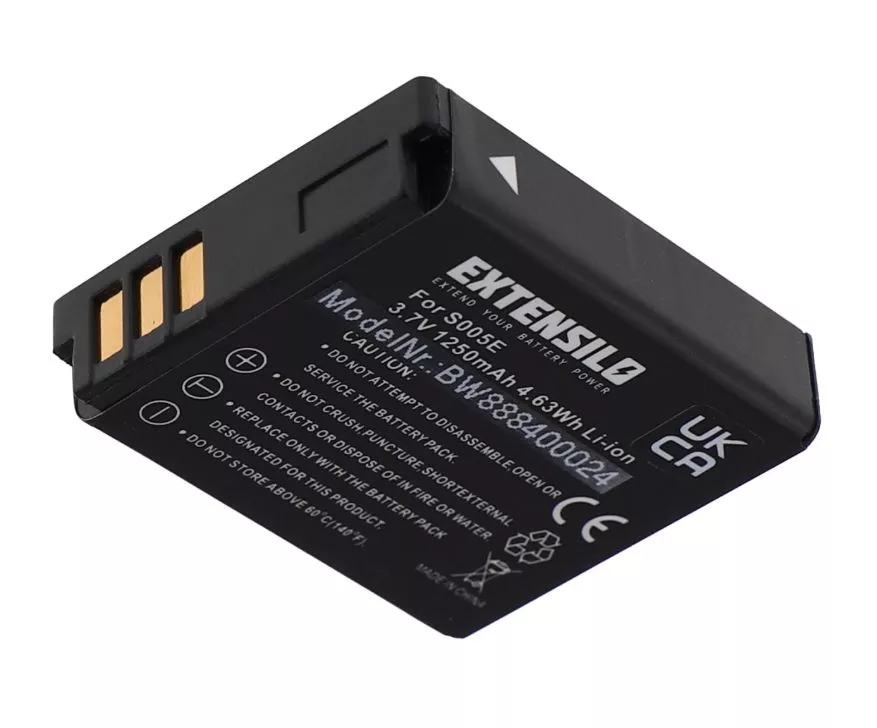 Baterie Panasonic CGA-S005 / DMW-BCC12 1250mAh