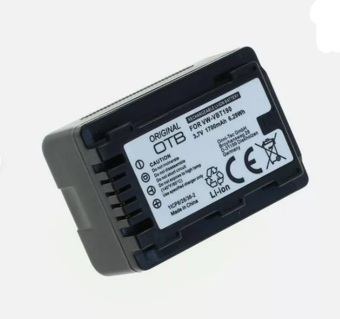 Baterie Panasonic VW-VBT190 1700mAh Li-Ion 3,7V