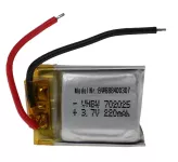 Baterie 3.7V 220mAh Li-Pol bez konektoru | RC modely a drony